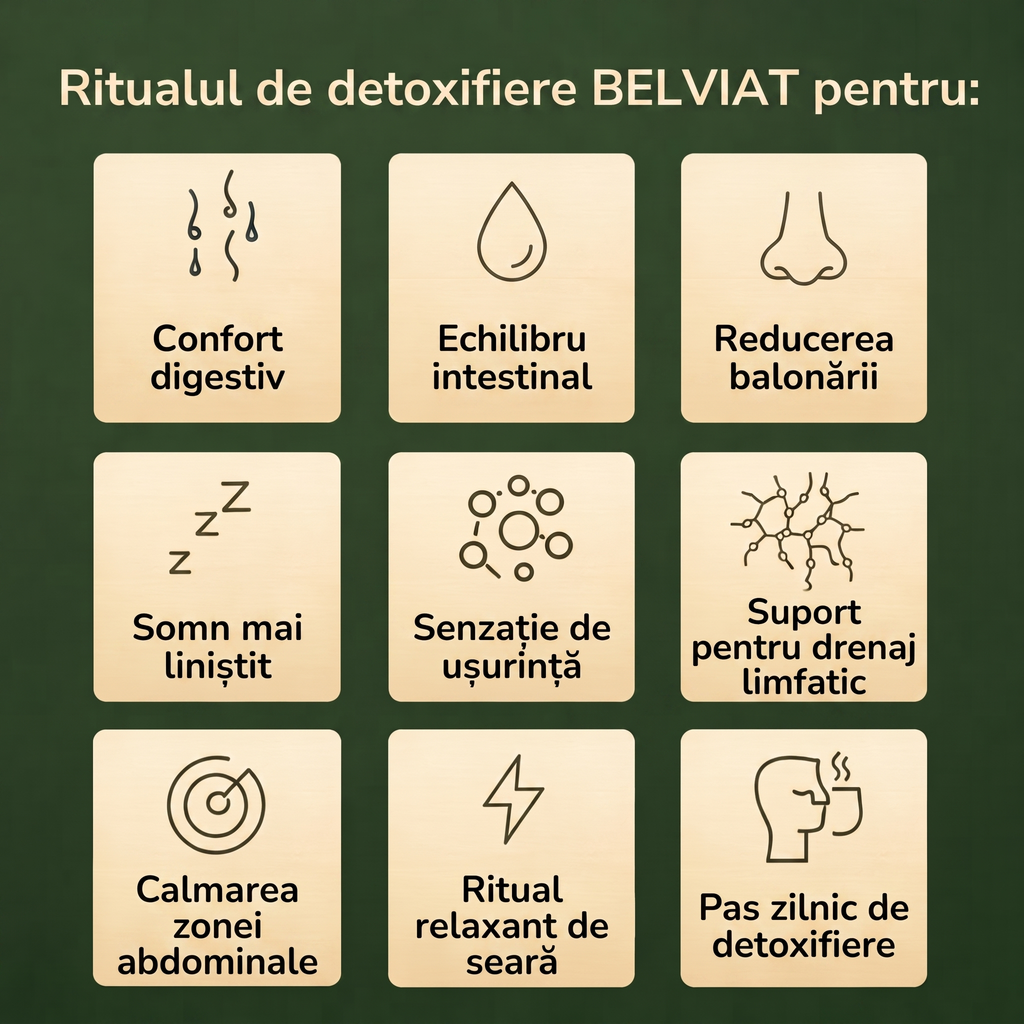 Set Belviat Detox cu Ulei de Ricin