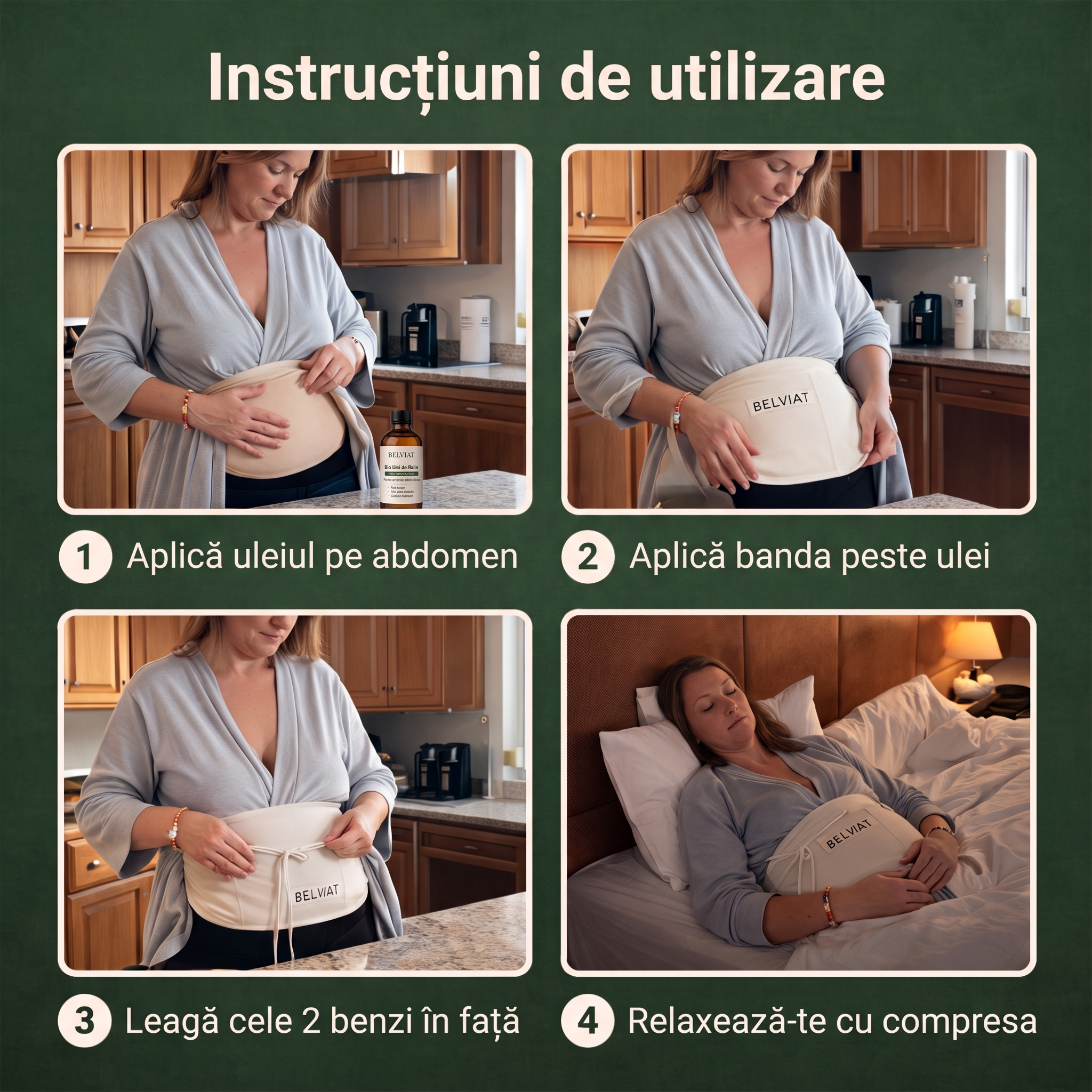 Set Belviat Detox cu Ulei de Ricin