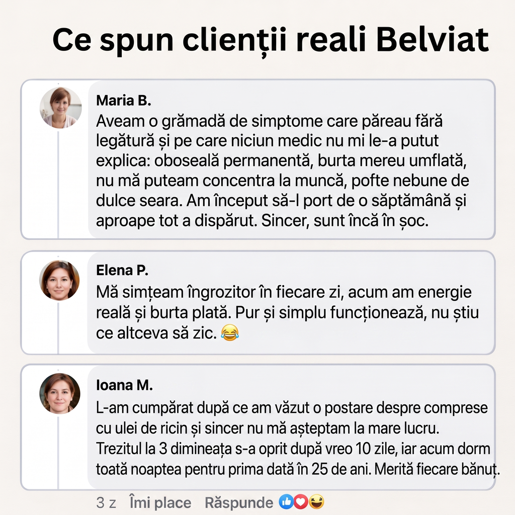 Set Belviat Detox cu Ulei de Ricin